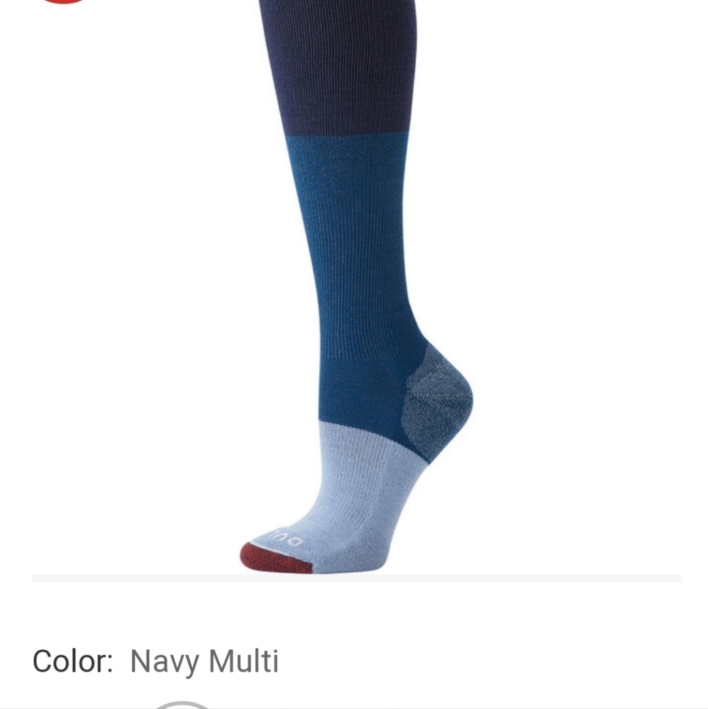 Duluth Trading Wide Calf Compression Over-The-Calf Socks Size Medium